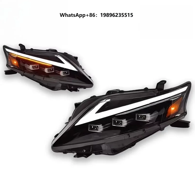 Triple Beam Matrix Headlight Assembly 2009-2012 Upgrade NEW Square Projector Plug Play No Modification 6000K