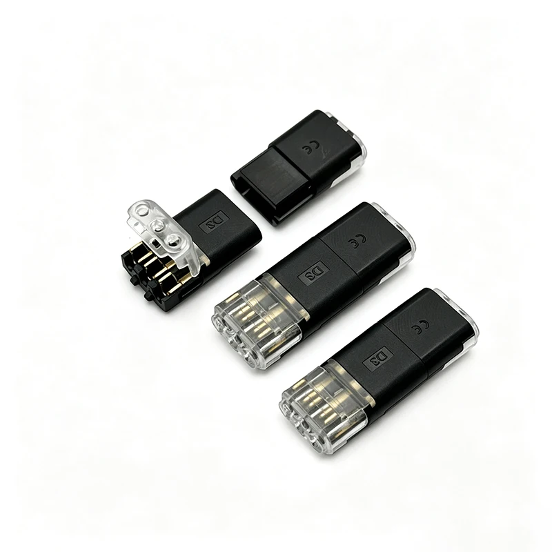 Quick Wire Connection T-Type No Wire Cutting LED Solder-Free Wire Connector Piercing Style Parallel Line Distributor
