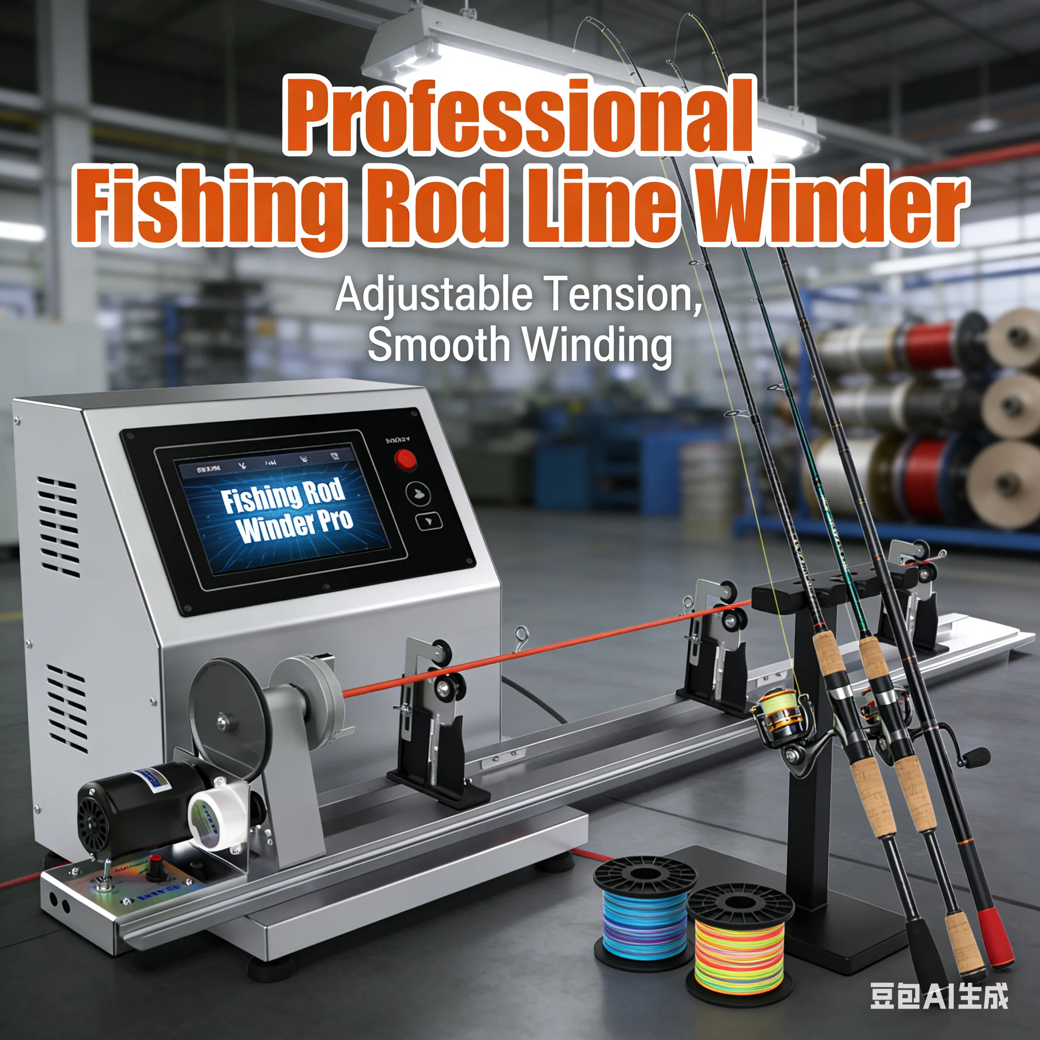 

Ya rod multi-functional integrated fishing rod winding machine, fishing rod repair/maintenance artifact repair special