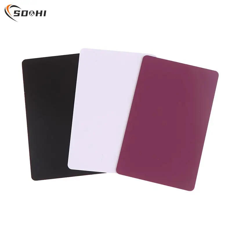 1PC Creative Blank Matte Plastic Membership NFC Card With Non-contact Induction PVC NTAG215 Chip