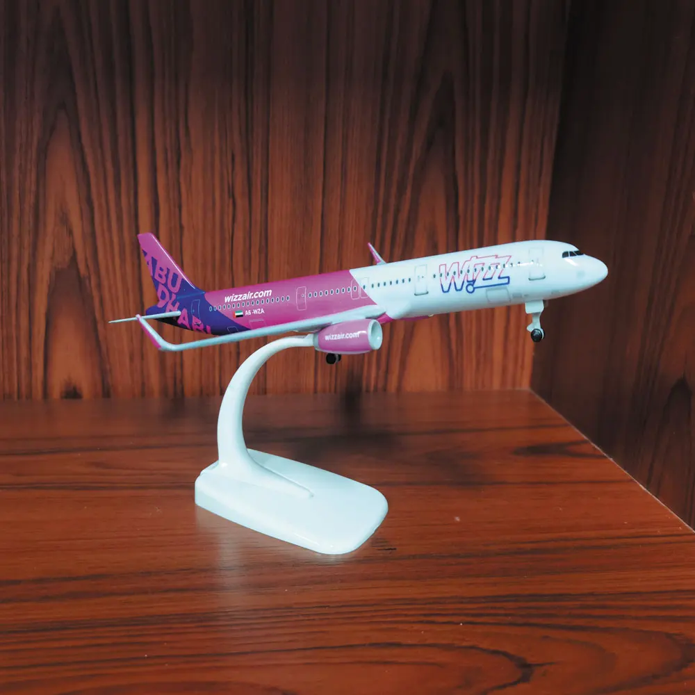 WIZZ-Air Aircraft Plane Model, Resin Base, Static Display