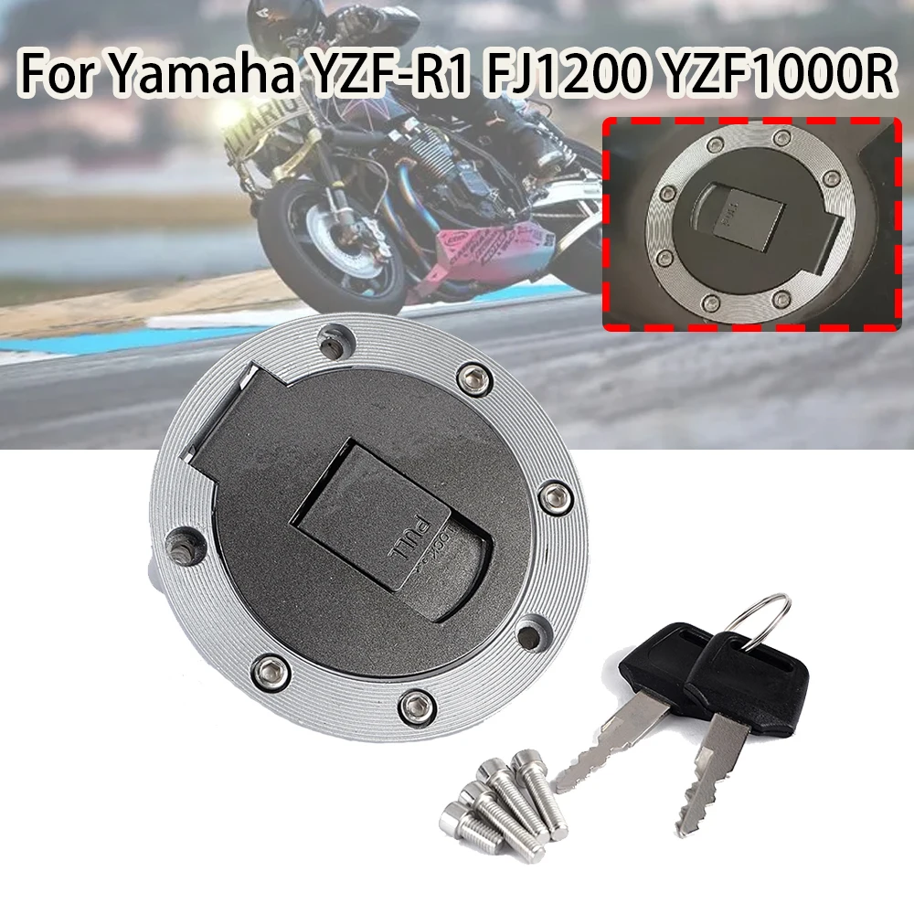 Fuel Gas Tank Cap Cover For Yamaha FZR1000 Genesis YZF1000R Thunder Ace YZF-R1 FJ1200 XJR1200 XJR1300 1999 -2006 XJR 1200 1300