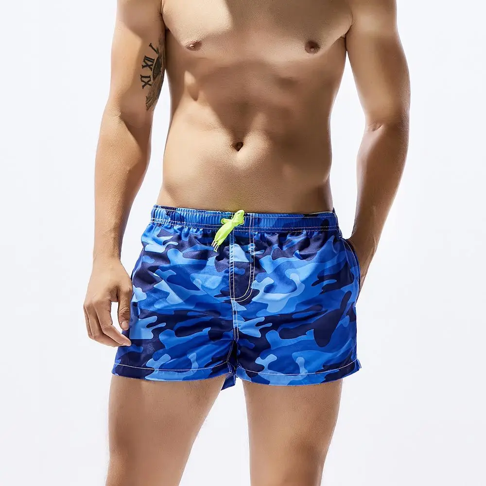 

Men's New Models, Camouflage Personalized Fashion Casual Shorts, Youth Slim-fit Travel Home Beach Shorts