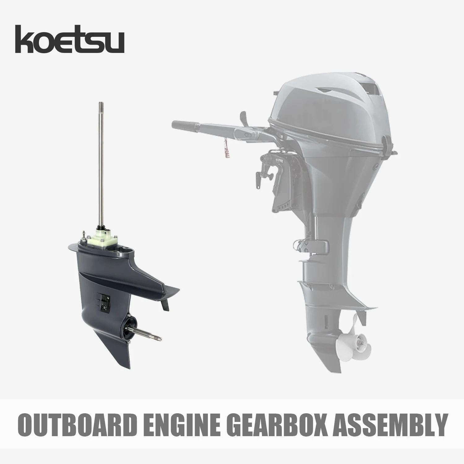 Koetsu Outboard Engine Gearbox Assembly Suitable For Yamaha 4-stroke 25 HP Underwater Housing Components 65W-45300-01-4D Short