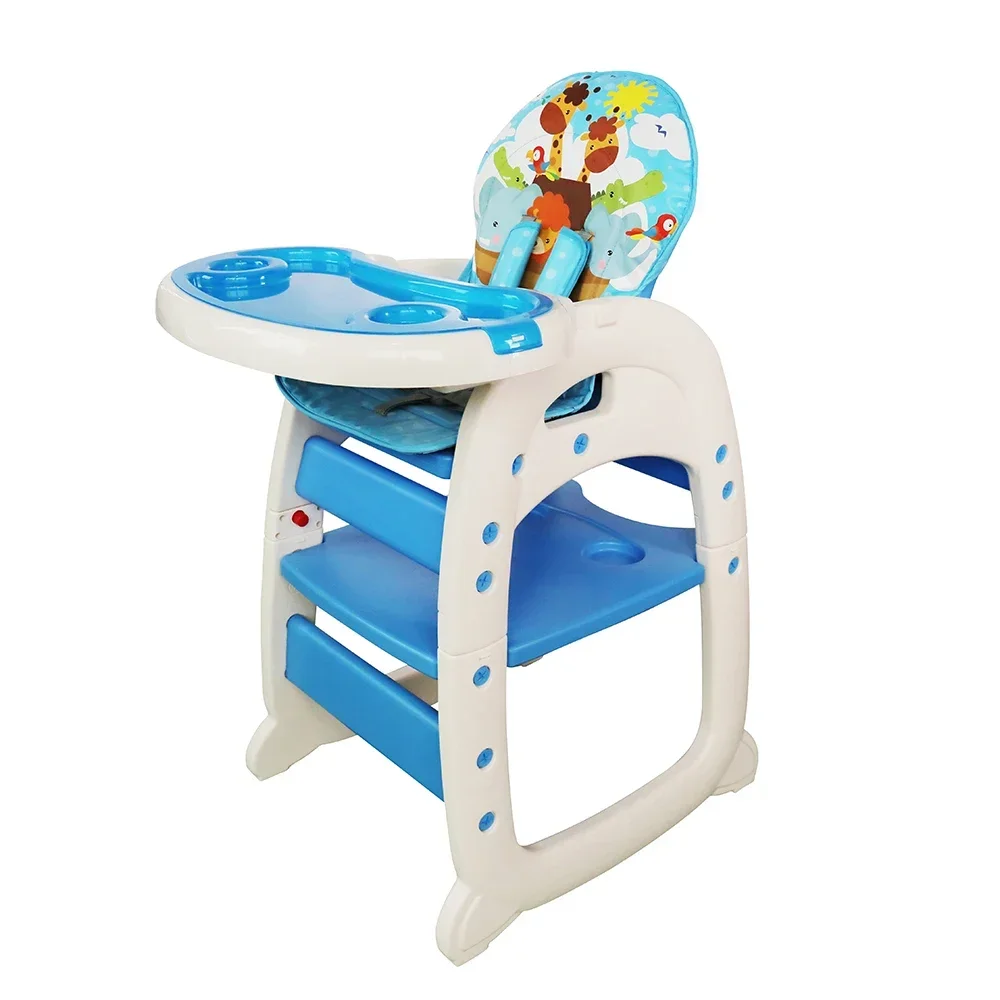 Chaises hautes 3 en 1 en plastique pour bébés, chaise de sécurité pour manger à la maison