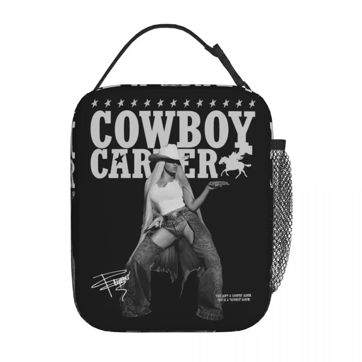 

Новинка 2025 года, Beyonce Cowboy Carter Merch, термоизолированные сумки для обеда для офиса, многоразовые контейнеры для еды, термосумки-холодильники