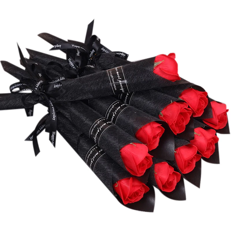 

30 Roses Soap Flowers Romantic Wedding Favors Flower For Valentine's Mother's Day Gift Company