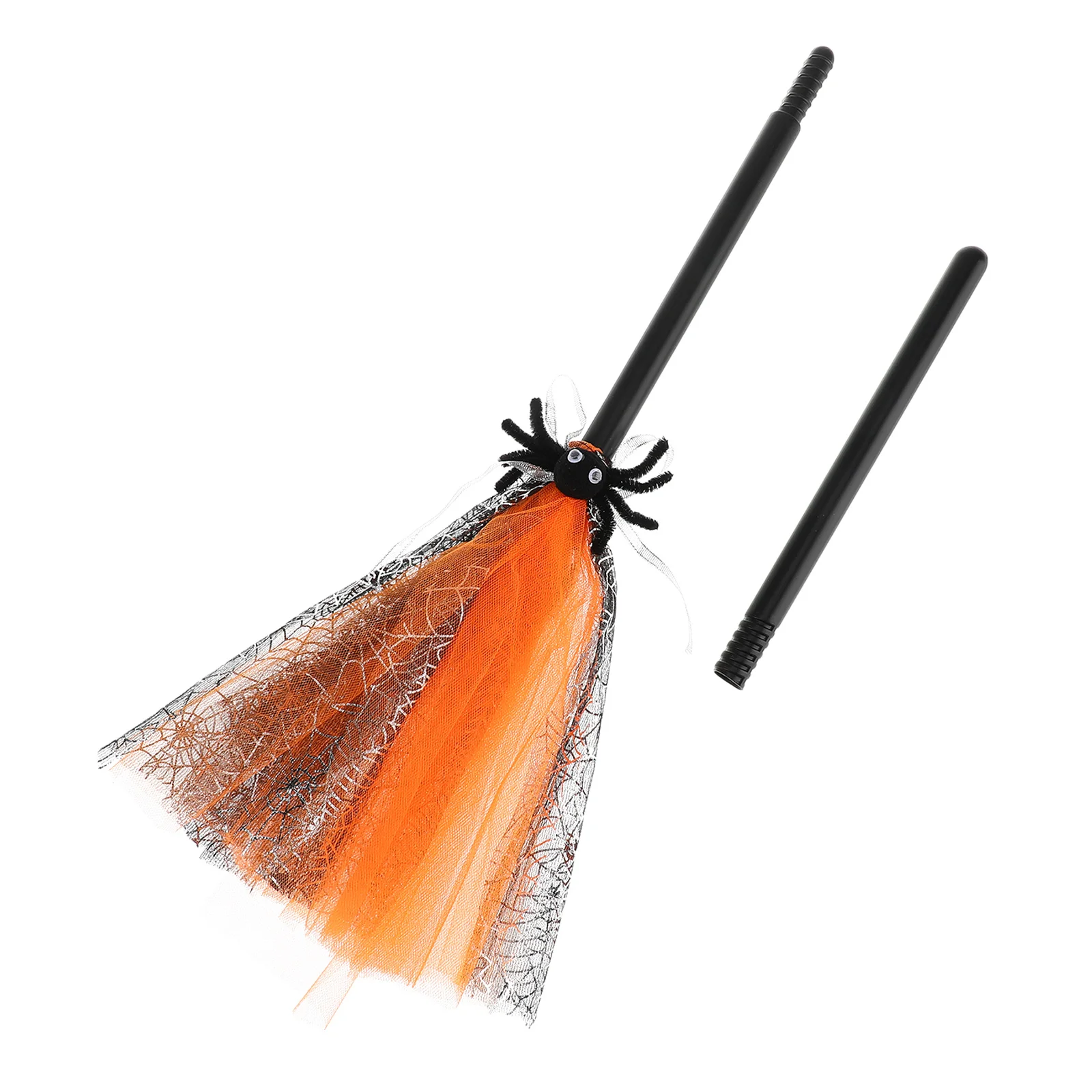 

Halloween Broom Small Lightweight Cosplay Prop Essential Witch Costume Piece for Halloween Party Witch Broom Costume Piece