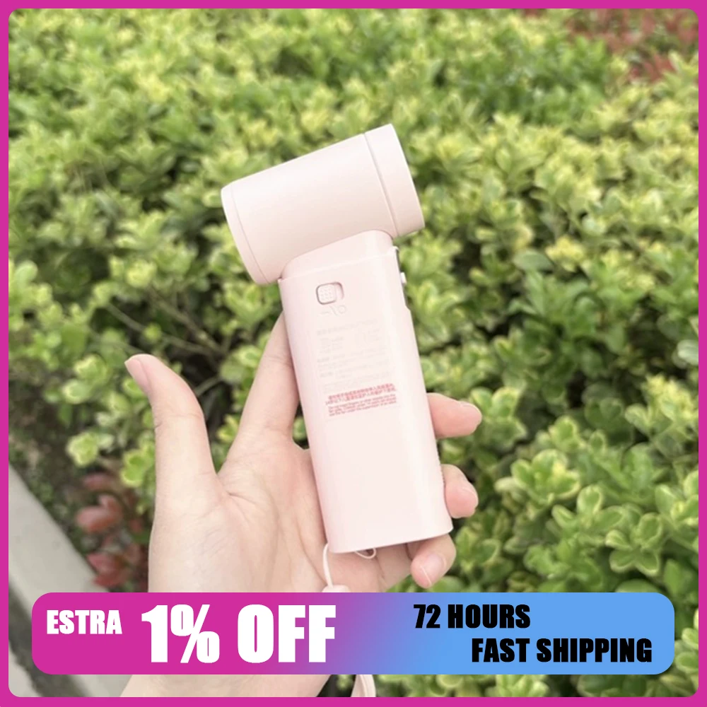 SOTHING Engine Slim Handheld Small Fan 11-Meter Gale Handheld Fan 15 Hours Of Strong Battery Life Low Noise And Light Weight