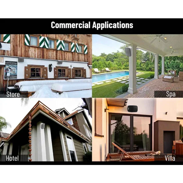 DSPPA DSP5040 Altoparlanti da parete per esterni 40w Bianco