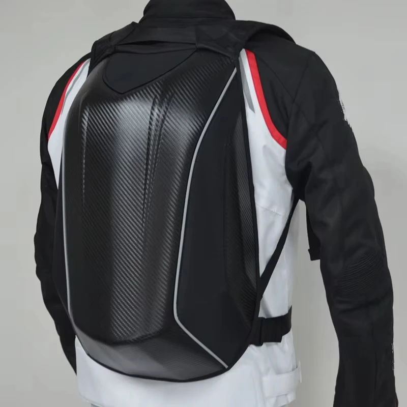 Waterproof Motorcycle Hard shell backpacks Moto Racing bags MX Motocross Carbon Fiber Full Face Helmet Bags