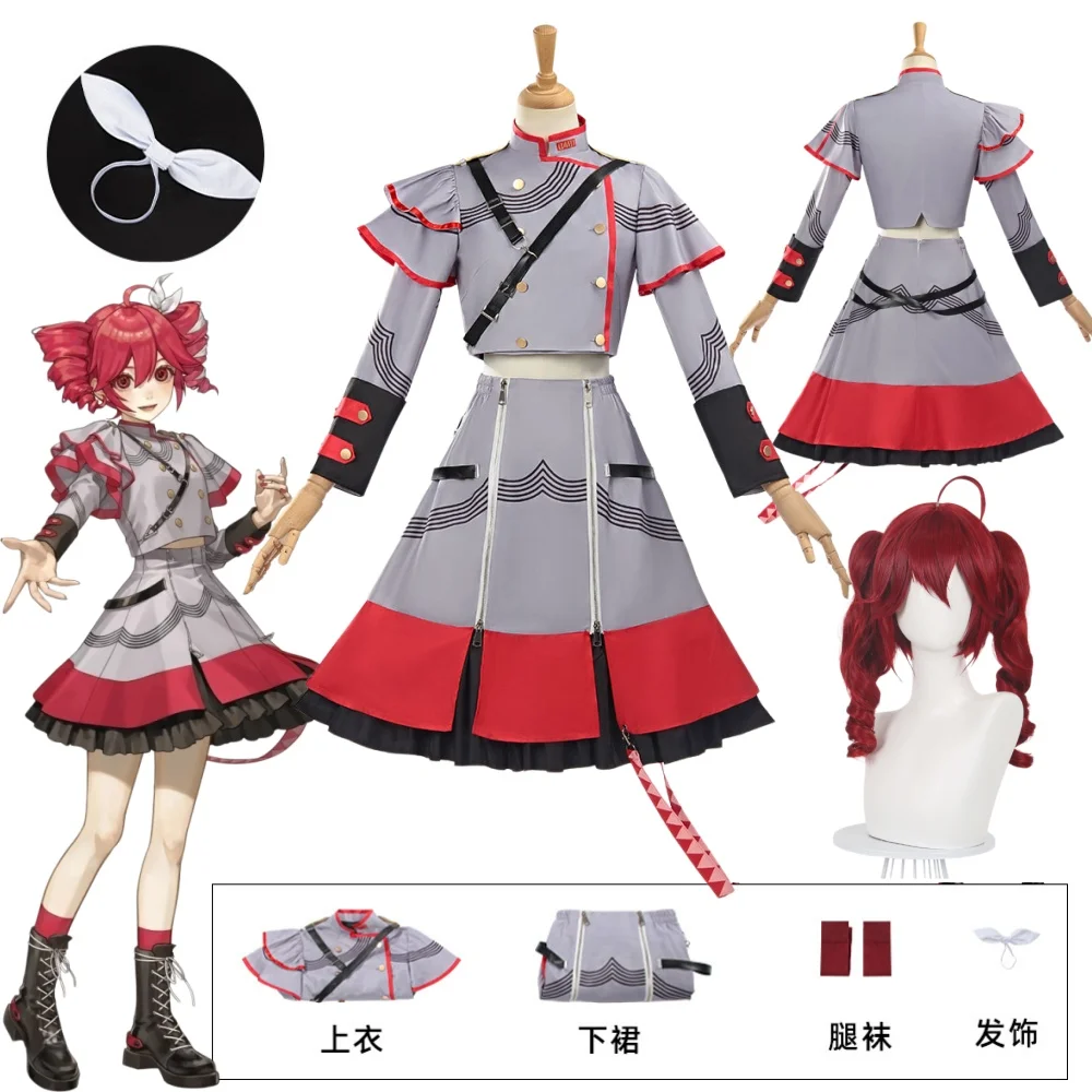 Teto Ropa Disfraz de Cosplay de Kasane Teto, Peluca de Anime, Ropa para ...