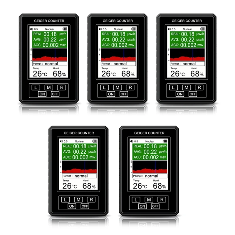 

Geiger Counter Nuclear Radiation Detector X-Ray Γ-Ray Β-Ray Detector Radioactive Tester XR-1 PRO-AT93
