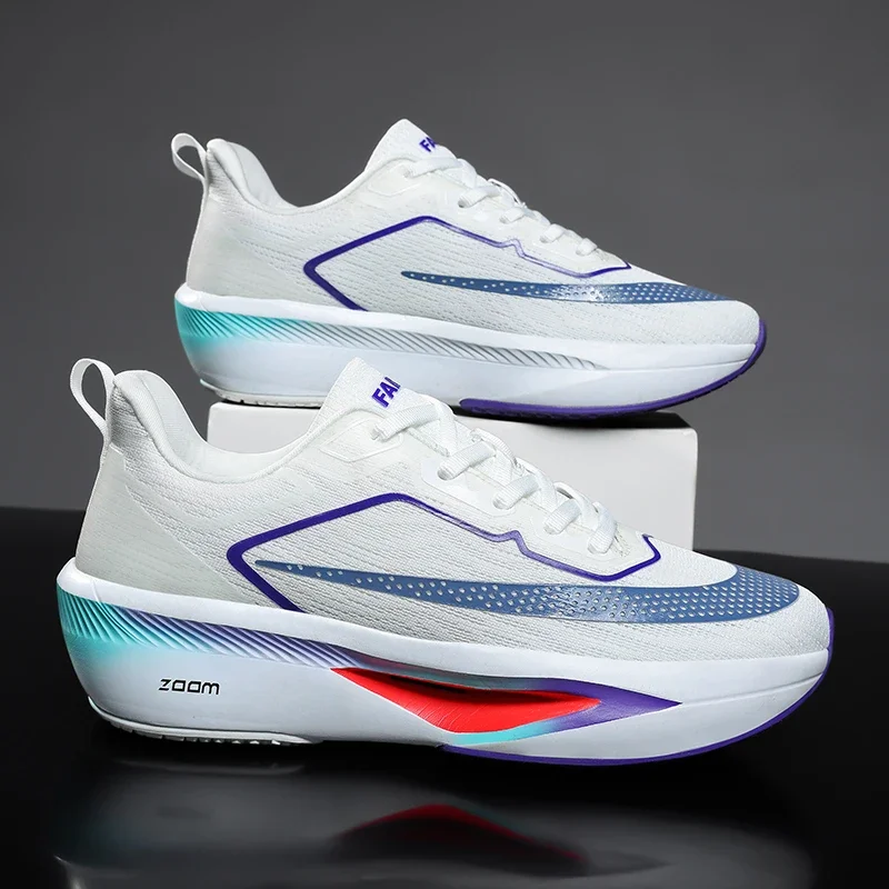 

2025 Autumn New Men's Mesh Breathable Non-Slip Wear-Resistant Ultra-Light Running Shoes Training Student Sports Shoes