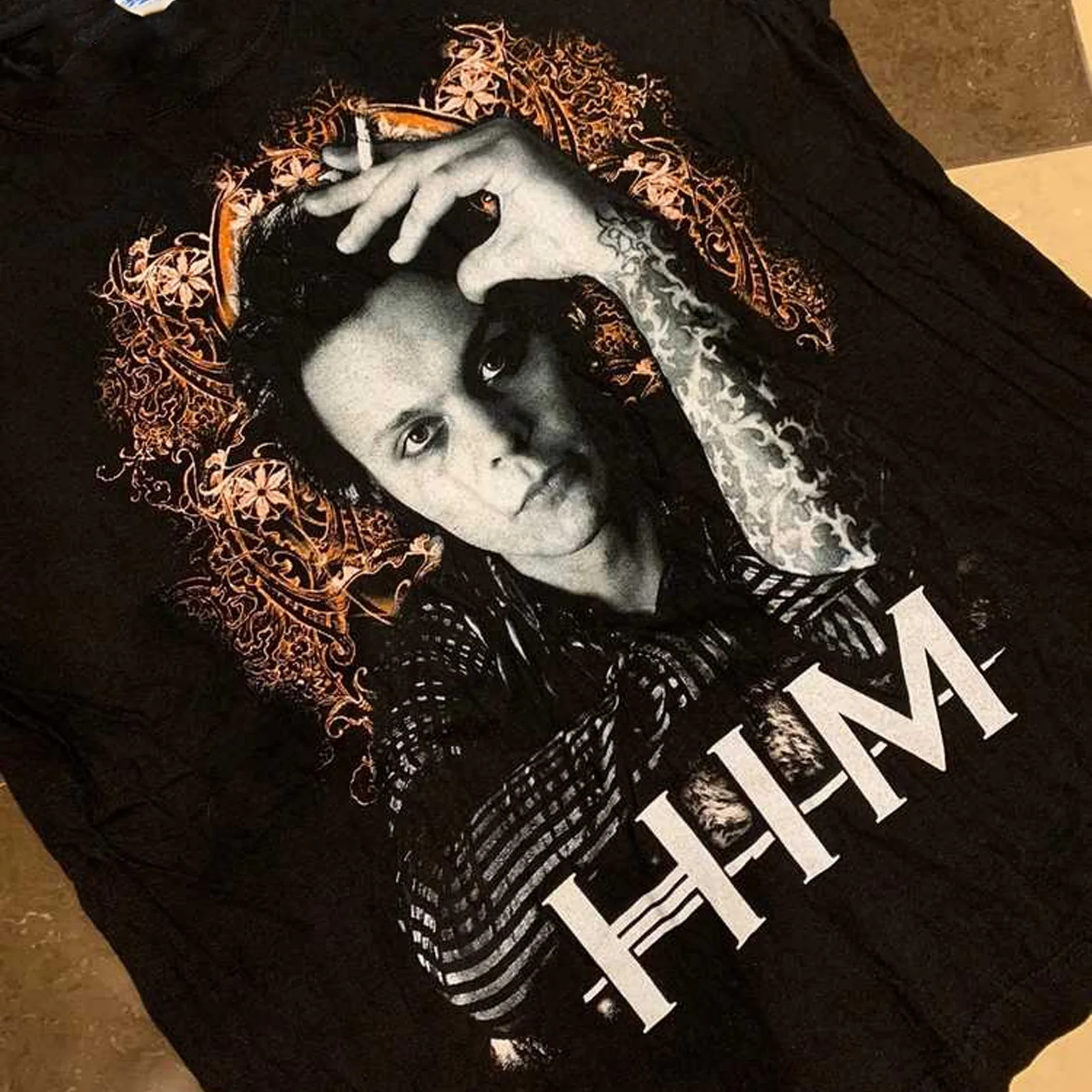 VTG HIM band Ville Valo T-shirt black Unisex Cotton S-5XL HIM Shirt 1F1048