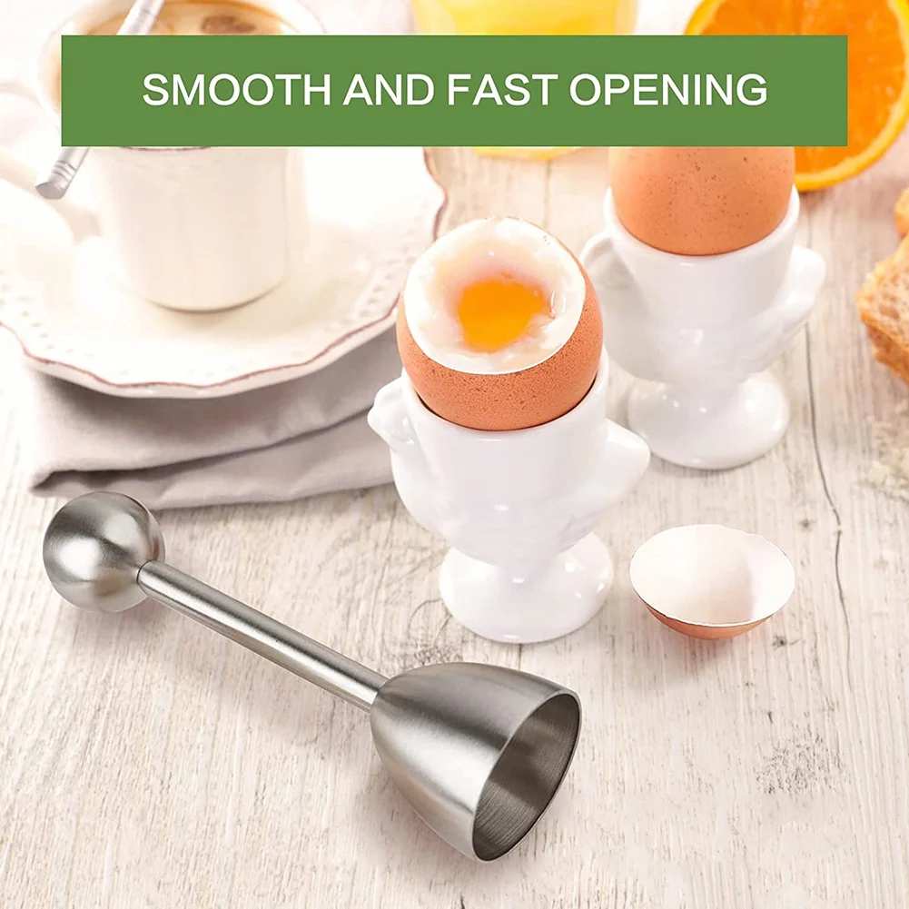 Egg Cutters, Egg Slicer Kitchen Egg Opener Tool Egg Cracker Remover Egg Shells Separator for Hard Soft Boiled EggsJAS