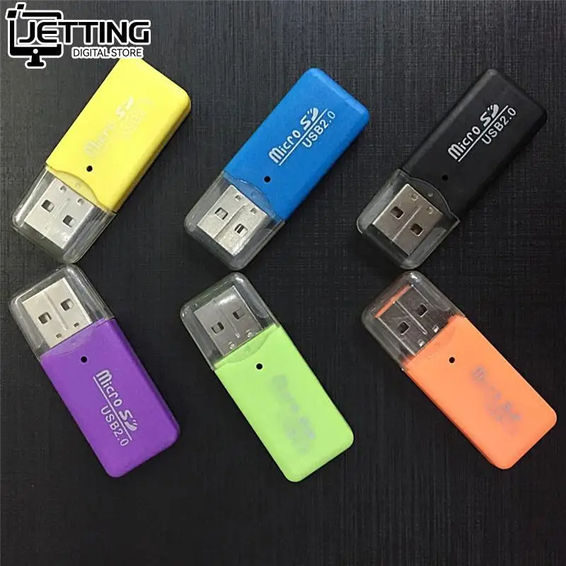 Mini lector de tarjetas de memoria USB SD/MMC, 480Mbps, para ordenador portátil