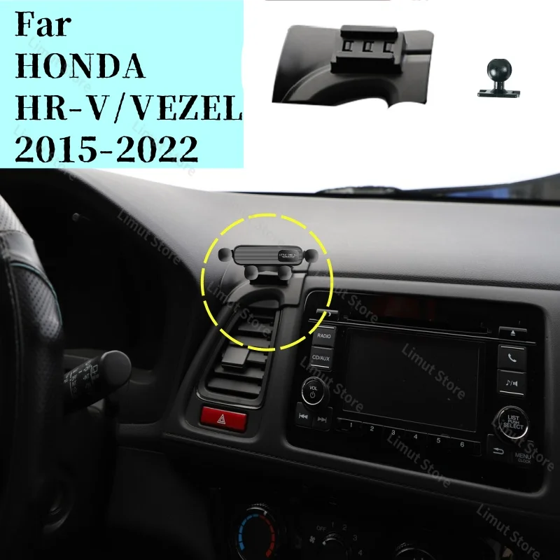 Handyhalterung für das Auto, für HONDA HR-V HRV VEZEL 2015 2016 2017 2018 2019–2022, Schwerkrafthalterung, Auto-Innenzubehör