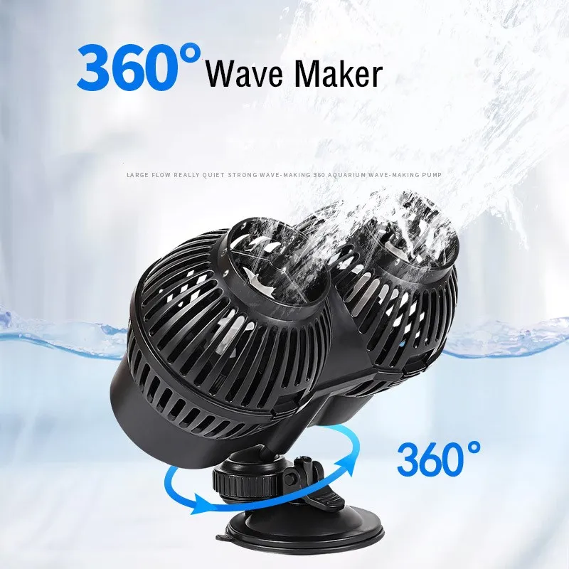 Aquarium Circulation Pump Wave Maker Submersible Fish Tank Aerobic Pump Aquarium Water Circulation Flow Surf Pump Acuarios