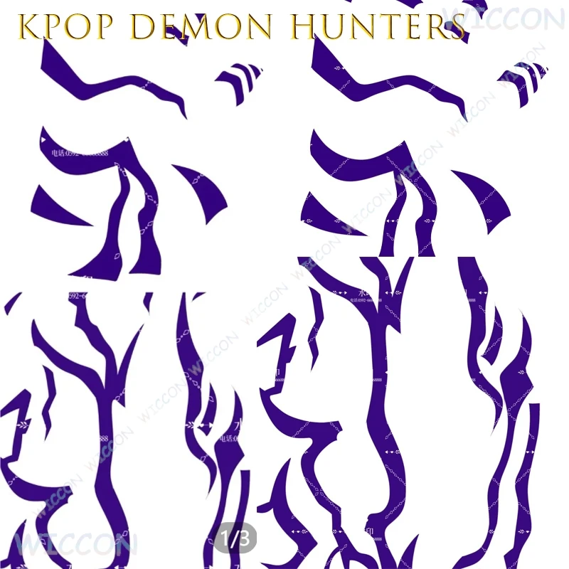 Kpop شيطان KPOP المعبود ماكياج الصيادين جينو ساجا بوي المعبود الخاص بك لصاقات وشم للوجه والأيدي اكسسوارات أفضل بائع هالوين