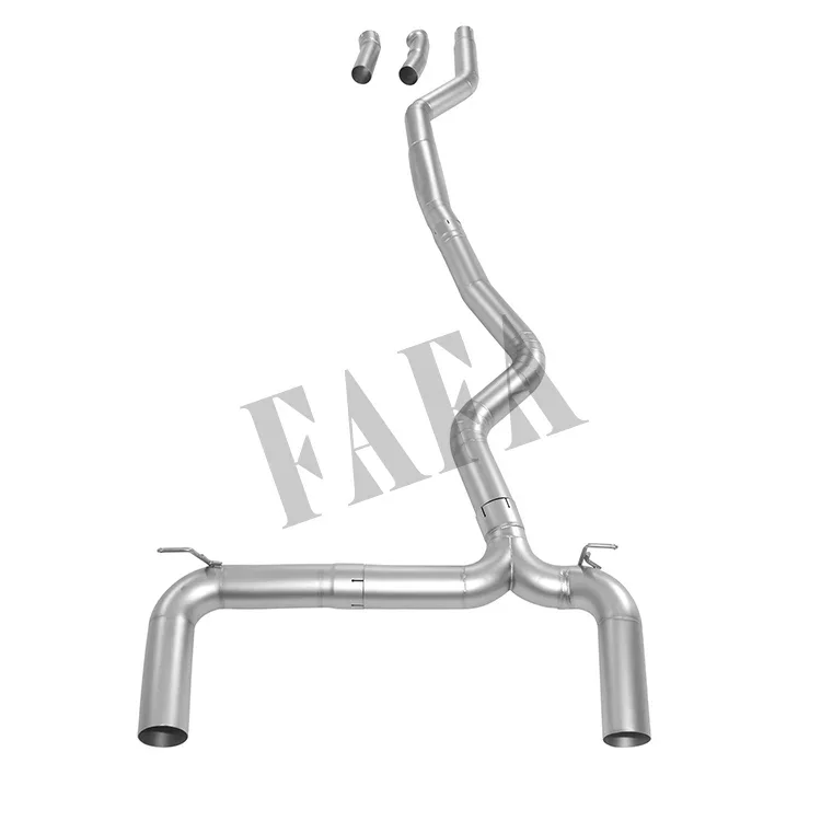 For  M240i F22 B58 2019 High-Performance Cat Back Exhaust Pipe New Condition Bilateral Single Mid-Tail Section