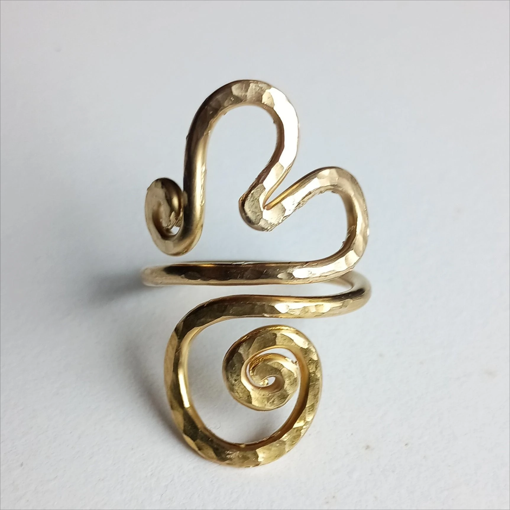 14k-gold-filled-925-ssilver-heart-ring-hammered-dainty-stacking-ring-tarnish-resistant-waterproof-jewelry-luxury-gift-for-women
