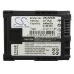 CS Replacement Battery for Canon Vixia HF10,Vixia HF11,Vixia HF100,Vixia HG20,Vixia HG21,Vixia FS10 PN:BP-809 890mAh / 6.59Wh