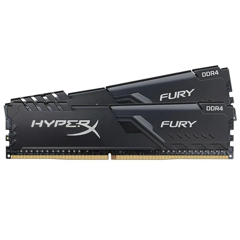 HyperX Fury 8GB 16GB 32GB DDR4 3600MHz 3200MHz 2666MHz 2400MHz 2133MHz DRAM DIMM 288pin 8G 3200 16G For Desktop Computer view 3