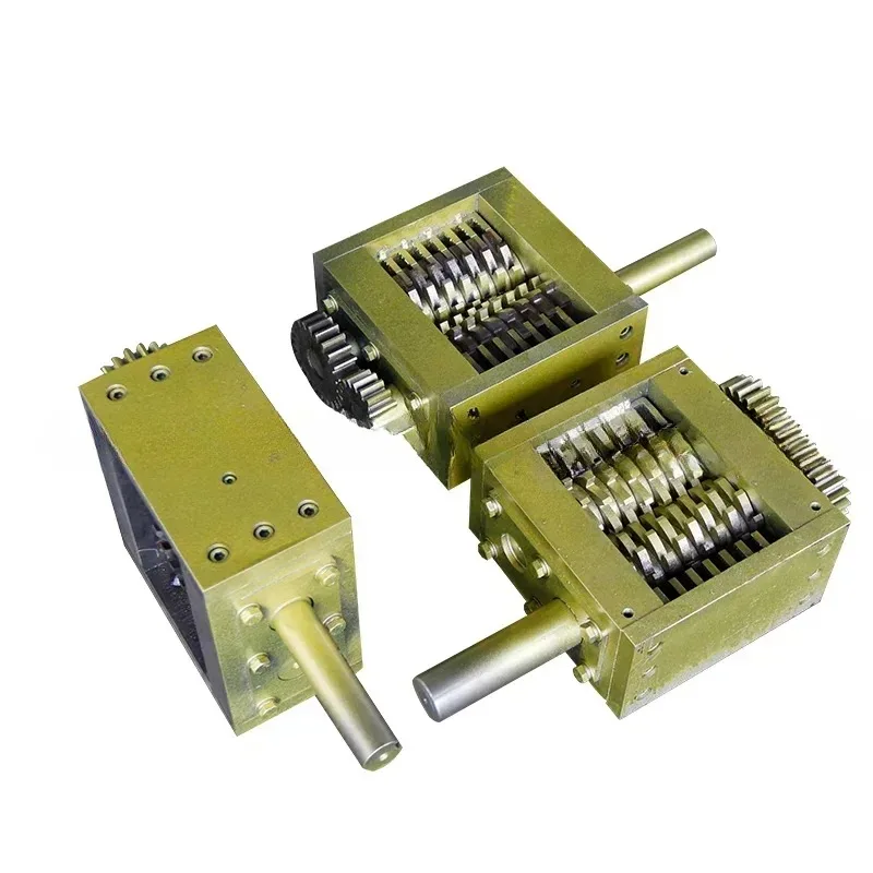 

Small single and double axis shredder chassis environmental protection equipment household waste solution