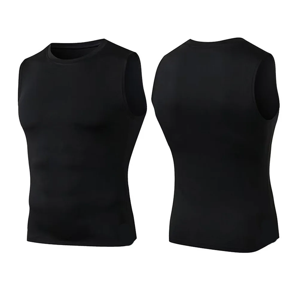 Mans Compression Tank Top Men Gym Shirt Sleeveless Quick Dry Sportswear Male Fitness Bodybuilding Vest Workout Muscle Top