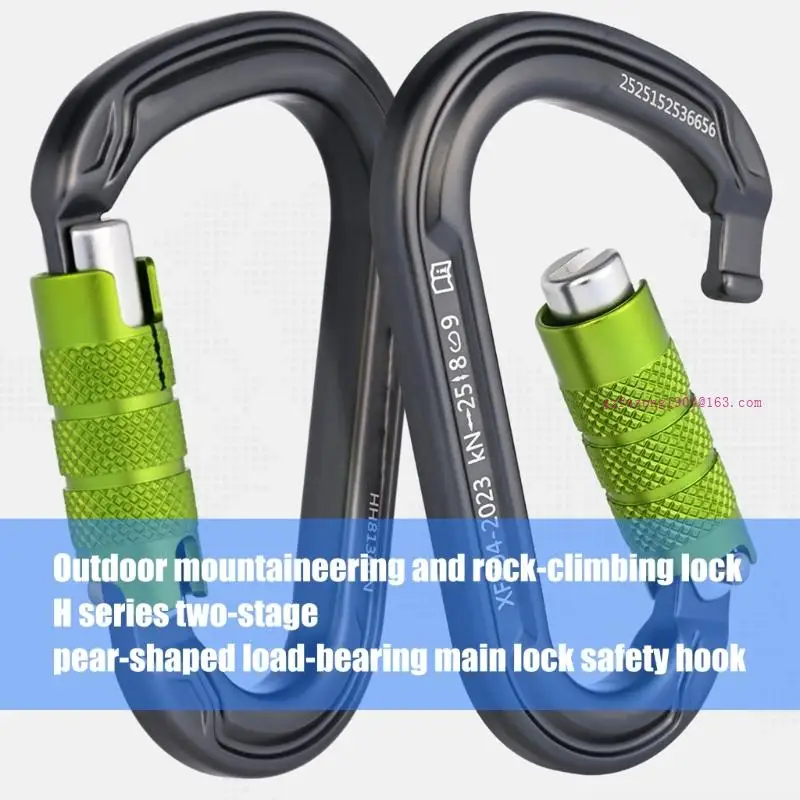 

Rock Climbing Carabiner D Hook Outdoor Tool Mountaineering Buckle D5QD