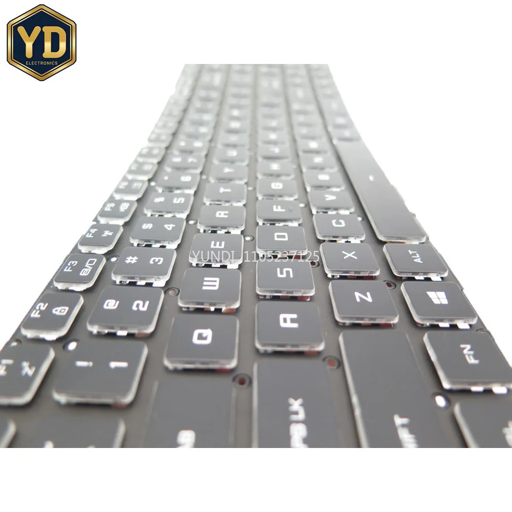 YD Laptop No Backlit UK US RU GR JP TR BE KR Keyboard For Eluktronics Prometheus XVII English US Belgium German Russian No Frame