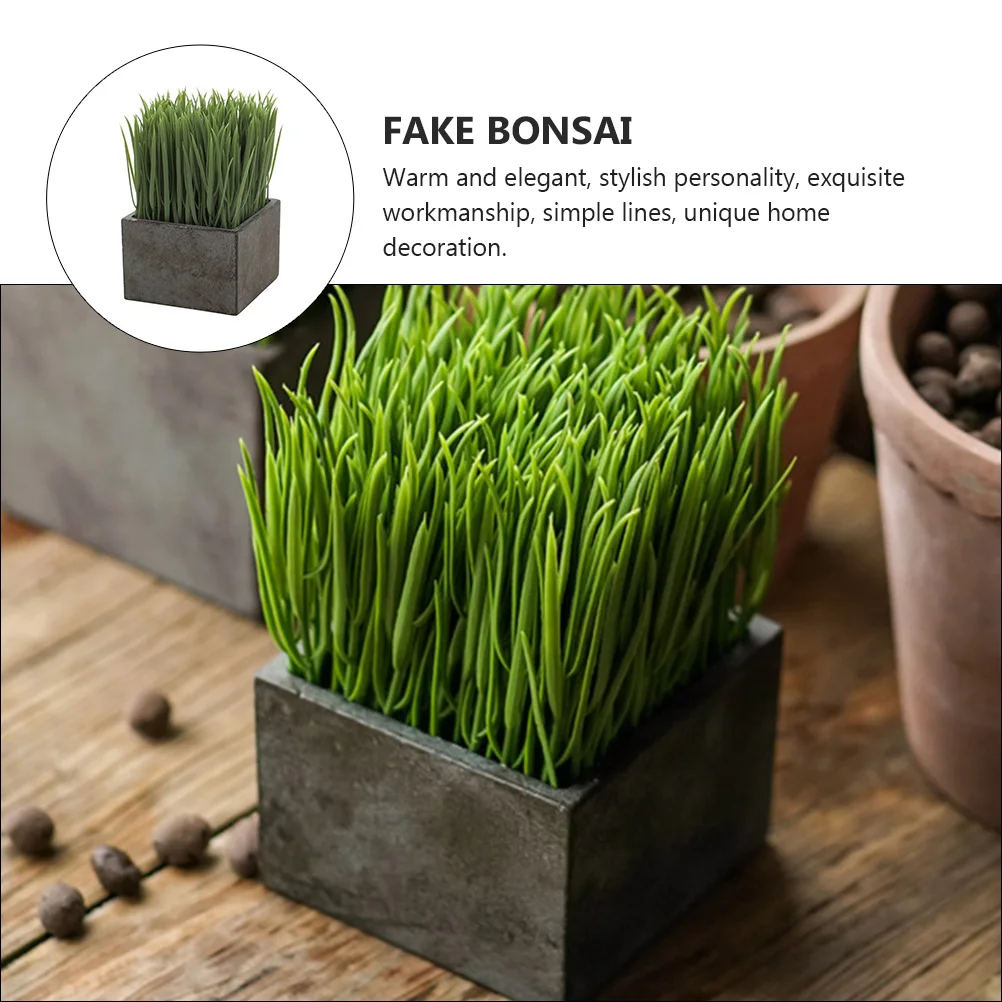 

Simulation Bonsai nament Artificial Plant Pot Fake Greenery for Home Decor Lifelike Shape Bright Color Elegant StylePlant