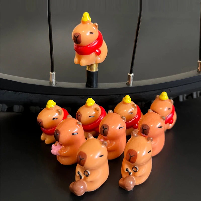 Bicycle Decorative Air Nozzle Cap Cute Road Car Tire Valve Core Cover Mountain Bike Capiba Latin Mouth Cap Bicycle Accessories