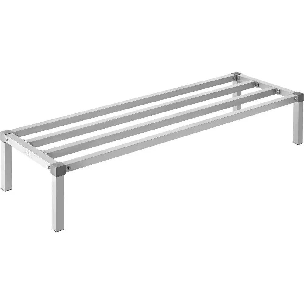 

Aluminum Dunnage Rack Stationary Storage Rack 60 x 20 x 12 Heavy Duty