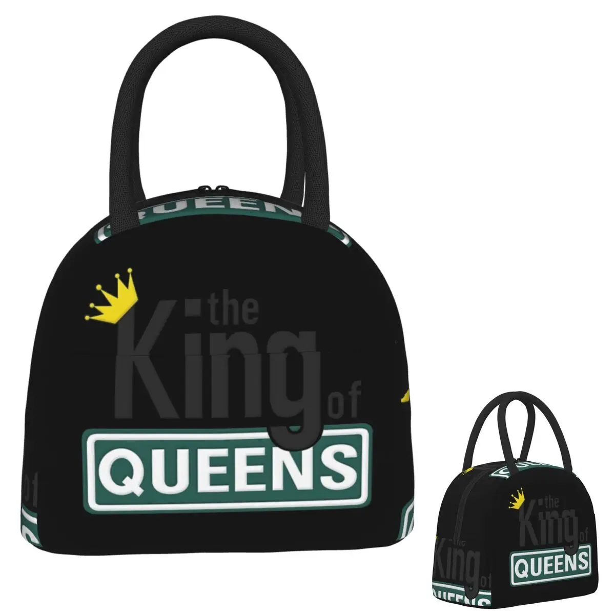 

Сумки для обеда King Of Queens, изолированная коробка для бенто, портативная сумка для обеда, герметичные сумки для пикника, термосумка для женщин и девочек, офис