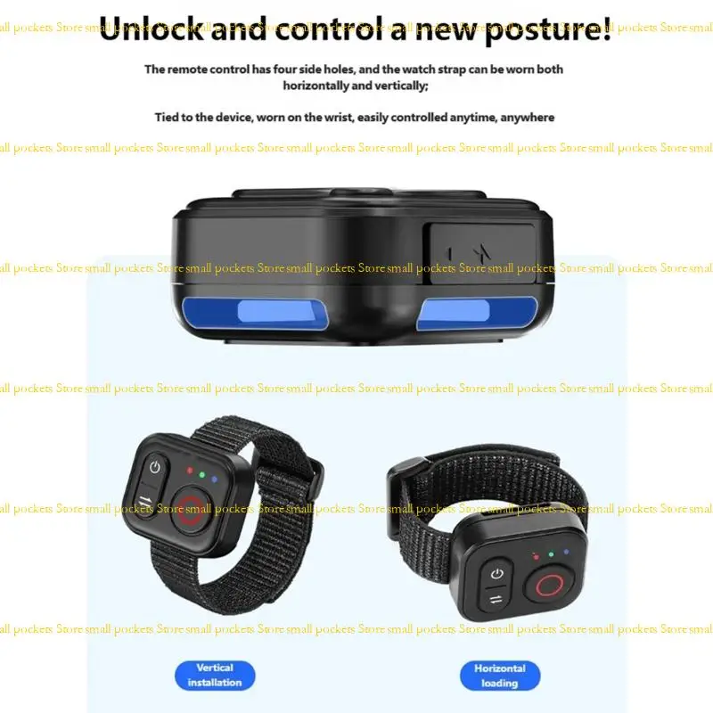 R1WD Quick Install Bluetooth-compatible Remote Control for Action4/5/6/osmo360 Camera Reliable Performances in Conditions