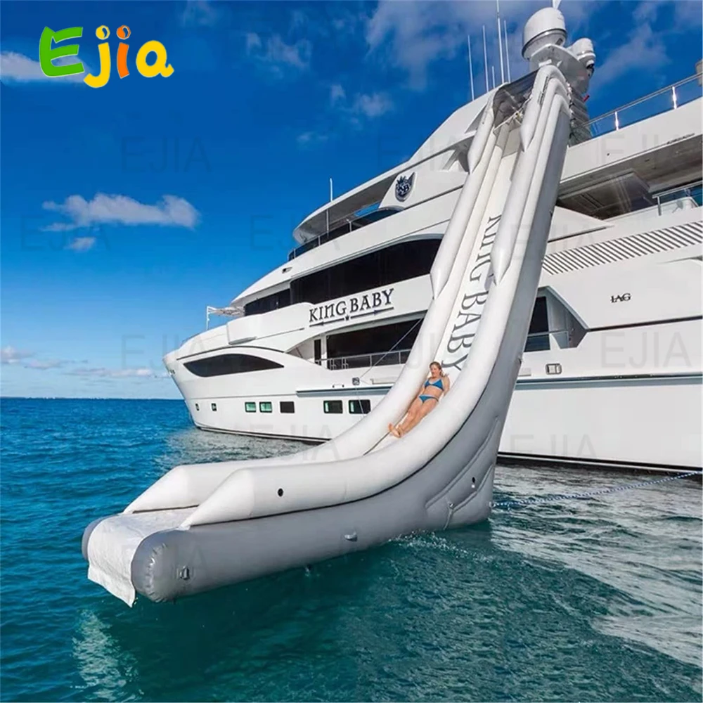 

Durable Commercial Inflatable Water Yacht Slide Water Play Equipment Boat Dock Floating Slide For Maximum Safety and Excitement