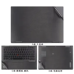 Pre-cut 1xTop+1xPalmrest+1xBottom Skin Vinyl Stickers Cover Film For 2024 2023 2022 Thinkpad X1 Yoga Gen 9 8 7 6 5 4 3 2-in-1
