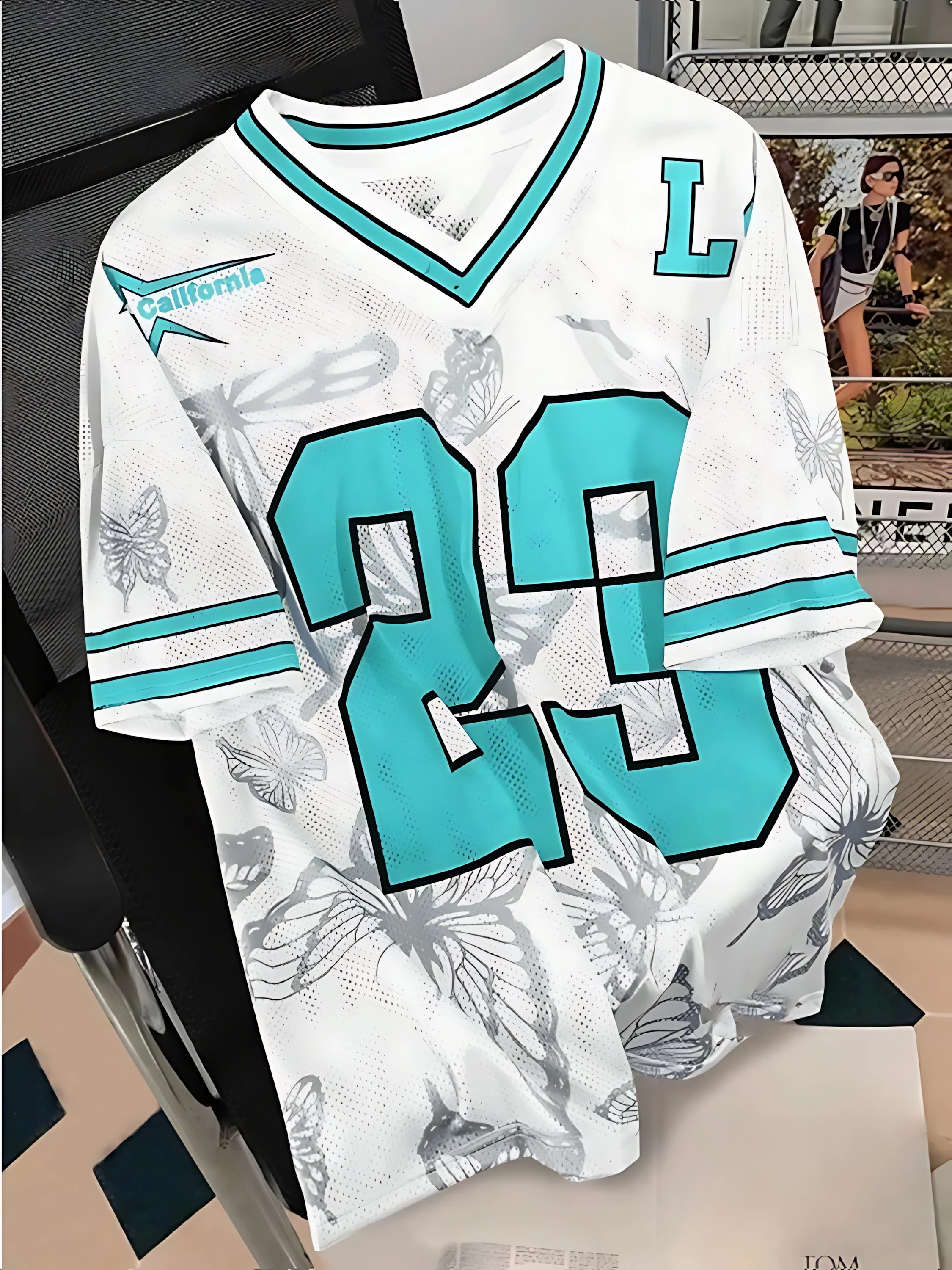 2025 صيف جديد تي شيرت رجالي عادية رياضي تنفس وخفيفة الوزن الخامس الرقبة تي شيرت رجالي #6