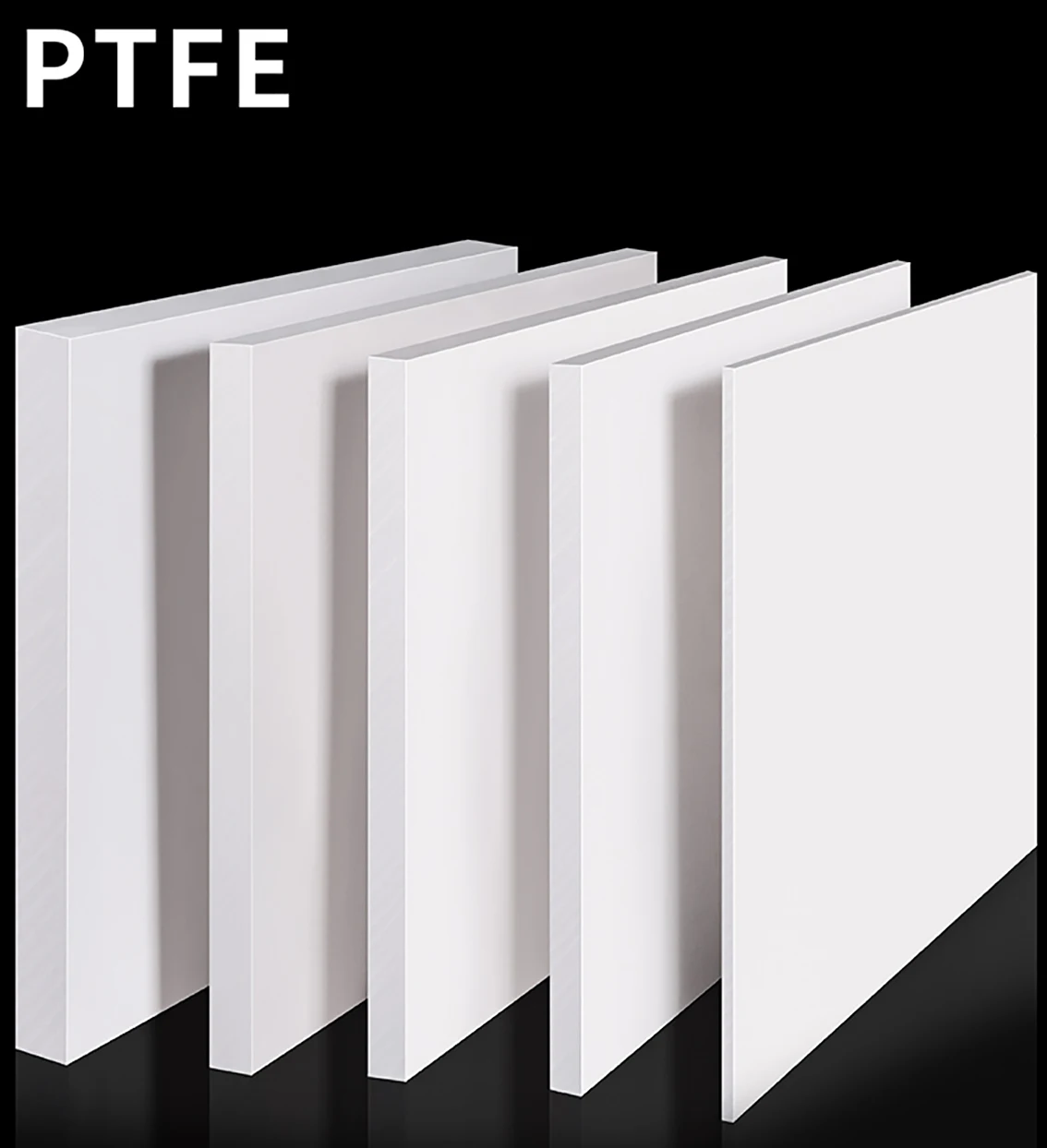 Thick 0.2-30mm PTFE Board Plastic Hard Sheet Handmade DIY Model Building Making Crafts Material Processing Accessory