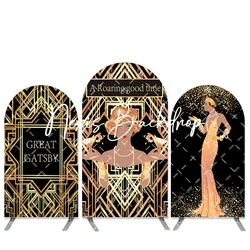 Roaring 20s Great Gatsby Backdrop 1920's Twenties Theme Studio Background Decorations Photo Supplies Birthday Banner For Women