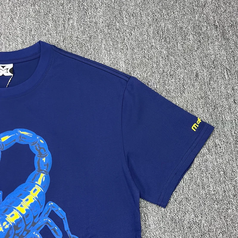 26ssMertra Retro Scorpion Printed TEE Tops Summer Couple Loose Casual Short Sleeved T-shirt Men Women