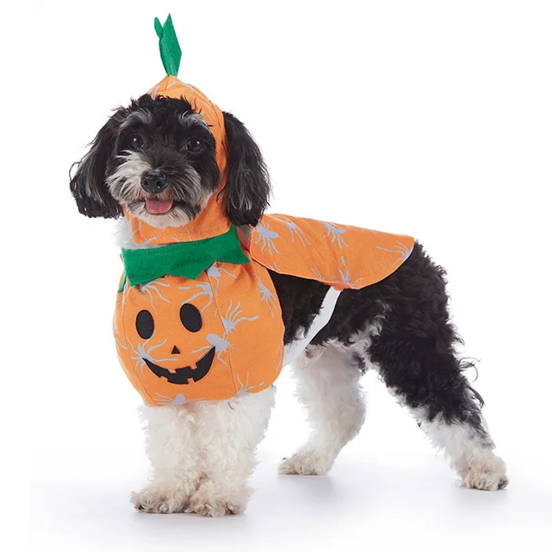 Halloween Christmas Pet Dog Clothes Pumpkin Bat Pirate Cosplay Funny Dog Costume Puppy Cat Clothing Festival Dressing Up Suit