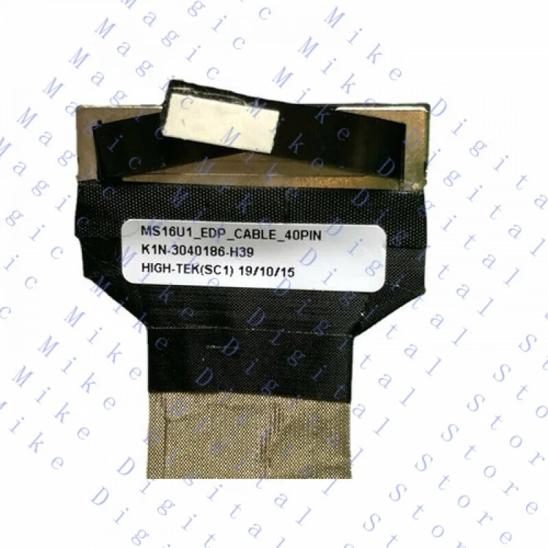 H  NEW for MSI GE65 MS16U1 EDP CABLE FLEX 40PIN K1N-3040186-H39 144Hz 4K