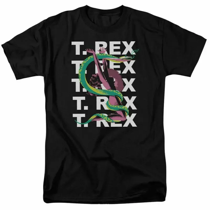 T Rex Snake Shirt Licensed Classic Rock N Roll Psychedelic Folk Black
