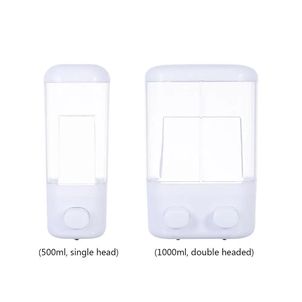 

2-4PC Liquid Soap Pump Dispenser Wall Mount Shower Shampoo Lotion Container Hand Wash Soap Liquid Dispenser for Bathroom Kitchen