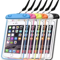 Summer Luminous Waterproof Pouch Swimming Gadget Beach Dry Bag Phone Case Cover Camping Skiing Holder For Cell Phone 3.5-6.5Inch