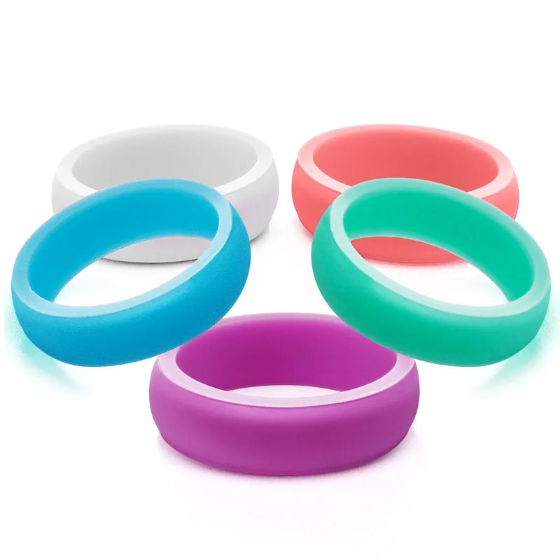 1pc Minimalist Silicone Band Wedding Ring Fashion-Forward Hypoallergenic Durable & Vibrant Colors Affordably Chic Dupes Women