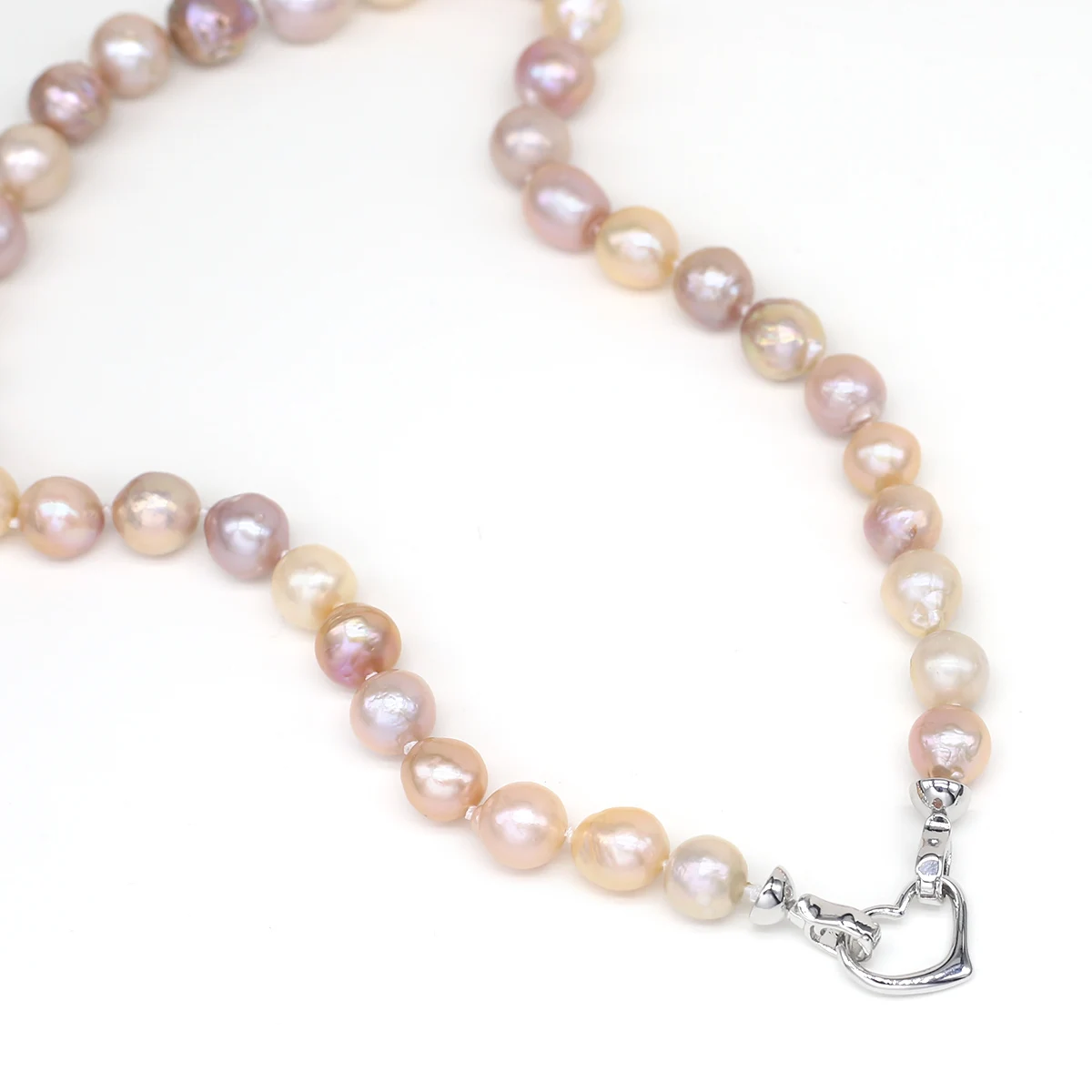 Natural Freshwater Pearl Necklace Baroque Round Exquisite Accessories Women Personality Necklace Girls Wedding Party Jewelry